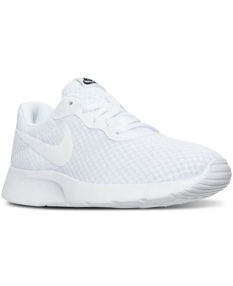 nike tanjun sneaker women white.